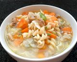 Foto langkah ke 4 dari resep Sup Daging, Sayur, dan Fussili.