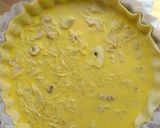 Une image de l'étape 4 de Quiche poulet champignons.