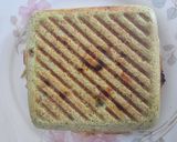 A picture of step 5 of Mung Dal Paneer sandwich.