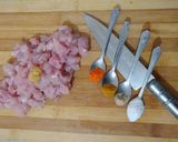 صورة لخطوة 2 من وصفة غراتان بالدجاج في المقلاة 🍳 🐔