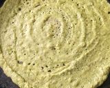 A picture of step 3 of Moong Dosa.