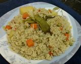 A picture of step 9 of Mix Vegi Pulao.