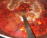 A picture of step 6 of Matter paneer.