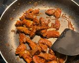 Hình bước làm 4 của món Thịt bò sốt teriyaki cho người giảm cân