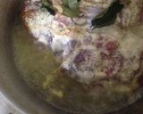 A picture of step 2 of Creamy Hara masala pasandy.