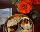 A picture of step 5 of Vietnamese Silken Tofu with Brown Sugar Syrup and Tapioca Pearls.