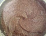 A picture of step 2 of Manipuri Chak hao tal / black rice poori.