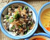 Hình bước làm 2 của món Bánh đúc nóng