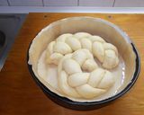 Foszlós fonott kalács recept fázis 9 fotója