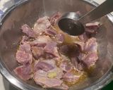 A picture of step 2 of Stir fried chicken gizzards with lemon sauce🍋.