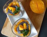 A picture of step 6 of Mango chia pudding.
