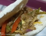 Foto del paso 7 de la receta: Fajita de filete de ternera picada con pan de pita
