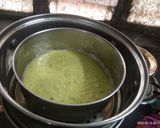 A picture of step 2 of Green Peas Dhokla.