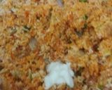 A picture of step 1 of Leftover rice tikki.