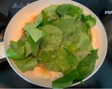 รูปขั้นตอนการทำที่ 5 ของ ใบเหลียงผัดไข่