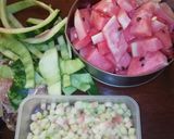 A picture of step 1 of Tutti-frutti.