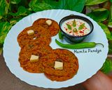 A picture of step 6 of Multigrain Thalipeeth.