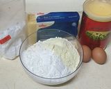 Foto langkah ke 1 dari resep 496. Parmesan Love Cookies.
