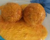 Foto del paso 5 de la receta Huevos a la escocesa en salsa de pimientos rojos