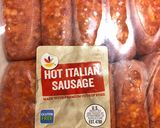 A picture of step 1 of Italian Sausage with Rice 🍚.