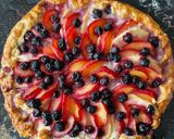 Ricottás-áfonyás-ringlószilvás gyümölcstorta recept fázis 5 fotója
