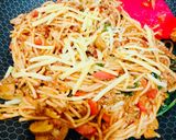 Gambar langkah 7 resipi 👩‍🍳Spaghetti Bolognese Goreng.