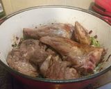A picture of step 2 of Tomato lamb shanks.