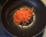 A picture of step 1 of Taiwanese Hot and Sour Soup.