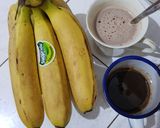 Foto langkah ke 2 dari resep Banana Chocolate Coffee ☕.