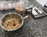 Foto del paso 1 de la receta: Tortilla de Avena c/miel, nuez y arándanos