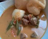 Foto langkah ke 4 dari resep Lontong Sayur | Bumbu Rendang.