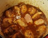A picture of step 11 of Chorizo Braised Chicken Thighs with Chickpeas.