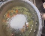 A picture of step 3 of Poricha kootu.