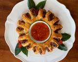 Thai style Sausage Roll Wreath Vegan friendly too! recipe step 9 photo