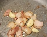 A picture of step 2 of Stir Fry Watercress with Bacon.