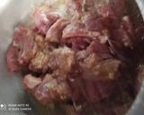 A picture of step 2 of Mutton karahi.