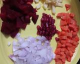 चणा,फ्रुट,व्हेजि सलाड (mix salad recipe in marathi) रेसिपी स्टेप 1 फोटो 