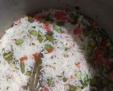 A picture of step 7 of Vegetable Pulao.