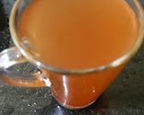 A picture of step 1 of Sri Lankan Cinnamon Tea Mocktail.