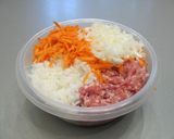 Фото кроку 4 до Мясные ёжики с рисом и морковью.