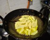 A picture of step 1 of Jeera aloo matar fry without onion garlic.