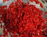 A picture of step 1 of Beetroot tikki.