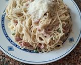 Foto del paso 3 de la receta Spaghettis con nata y bacon