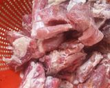 A picture of step 3 of Aschar ghosht.
