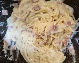 Foto langkah ke 7 dari resep Spaghetti Carbonara.