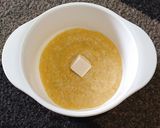 Foto langkah ke 3 dari resep Bubur Udang Buncis (MPASI 6 bulan pertama minggu kedua).
