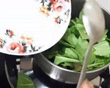 A picture of step 4 of Palak soup for babies|Spinach soup for 8+months babies.