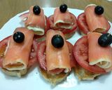 Foto del paso 3 de la receta Rollitos de salmón ahumado y queso