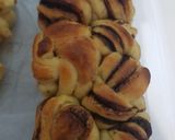 Foto langkah ke 11 dari resep Braided Chocolate Bread with Cinnamon Rolls Recipe.