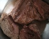 Foto del paso 1 de la receta: Carne al vino tinto con verduras salteadas
